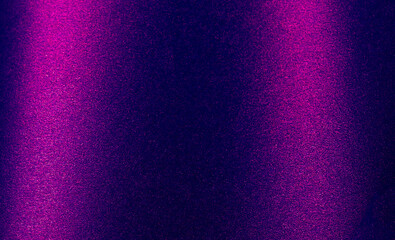 Abstract background with gradient noise and grain effect. Black paper texture with glossy violet,