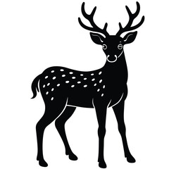 deer silhouette vector