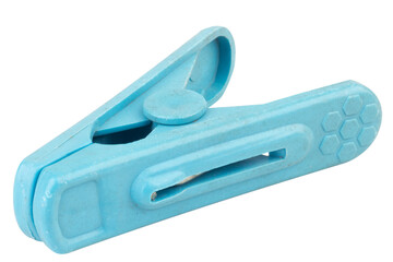 Clothes peg on white tool retro
