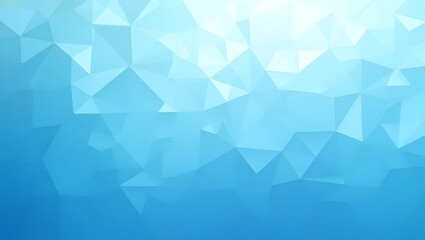 Obraz premium Abstract light blue polygon background design
