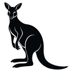kangaroo vector illustration