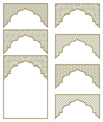 Elegant Islamic Arch Designs for Architectural and Decorative Purposes