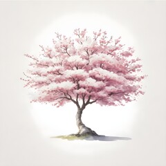 Obraz premium tree with pink flowers