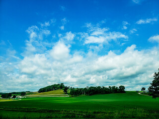 Rural Landscape in Late Spring, Holmes County, Ohio