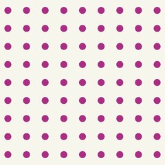 Seamless grid patterns of evenly dots in purple color
