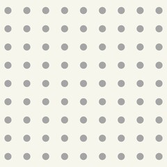 Seamless grid patterns of evenly dots in gray color