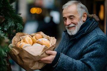 Sharing food with the hungry