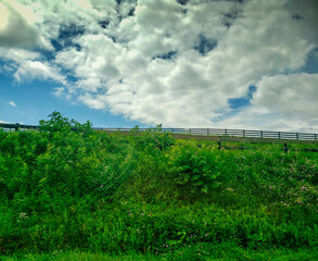 Fototapeta premium Rural Landscape in Late Spring, Holmes County, Ohio