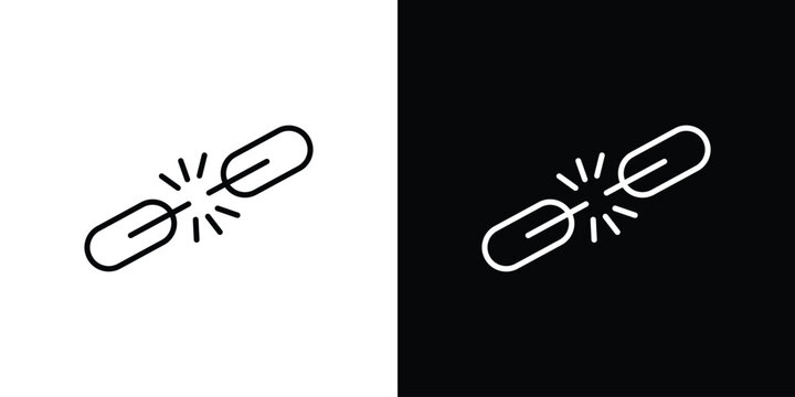Weak icon in black. flat graphic vector icon