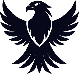 Obraz premium eagle with wings vector