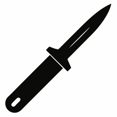 hunting knife isolated on white