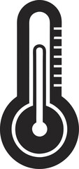 vector illustration of a thermometer on white background
