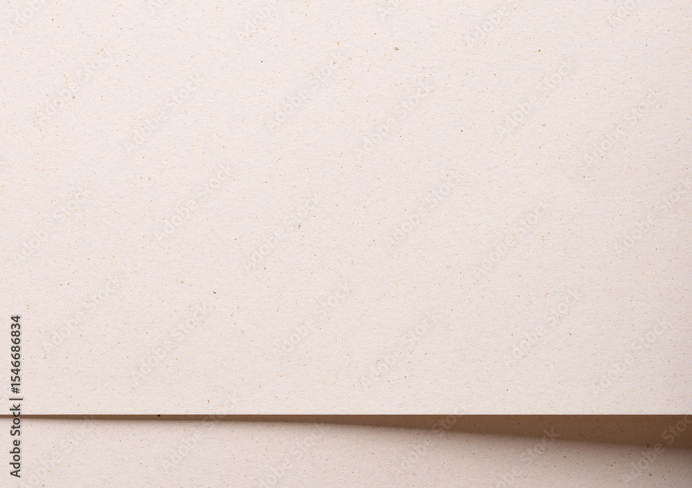 Poster Elegant background with overlapping sheets of designer paper in beige and cream tones. Natural