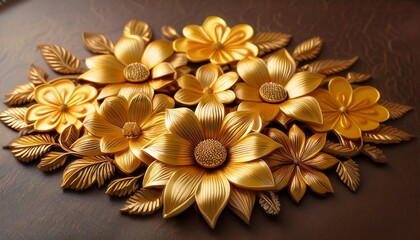 yellow flower ornament