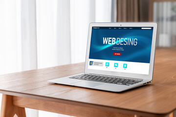 Website design software provide modish template for online retail business and e-commerce