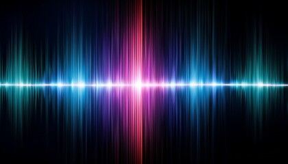 Fototapeta premium sound wave effect sound wave illustration