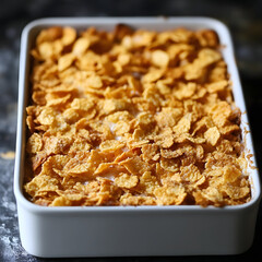Golden Baked Macaroni and Cheese Casserole in a White Dish - Ultimate Comfort Food Favorite