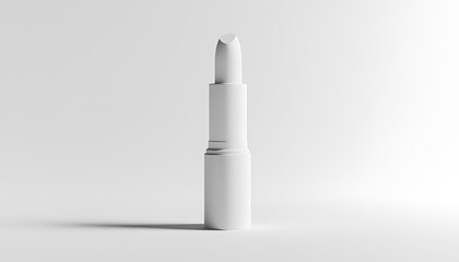 Clean White Lipstick Mockup Product Design