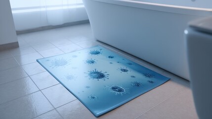 Bathroom Floor Mats & Germs A Visual Representation of Pathogens