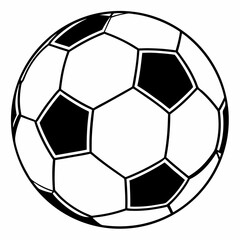 soccer ball isolated on white