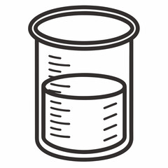 illustration of a glass jar