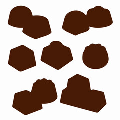 Chocolate candy collection dessert sweet food