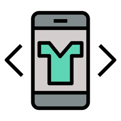 digital try on  vector icon