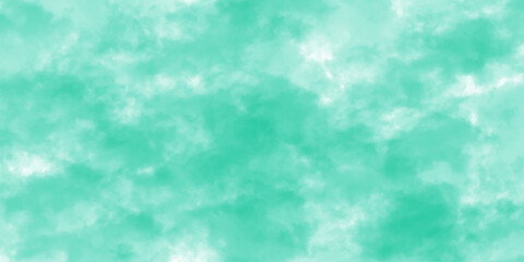 Green Abstract Watercolor Wash Art. Mint Green Watercolor Digital cloud texture background
