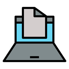 paperless vector icon