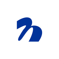 Simple letter H logo, letter K vector icon stylish