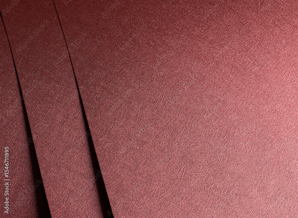 Poster luxury paper background. modern red and marsala metallic sheets with glossy gradient, geometric
