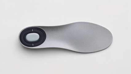 Orthopedic insoles over white background, no shadow