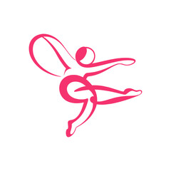 Rhythmic gymnastics logo
