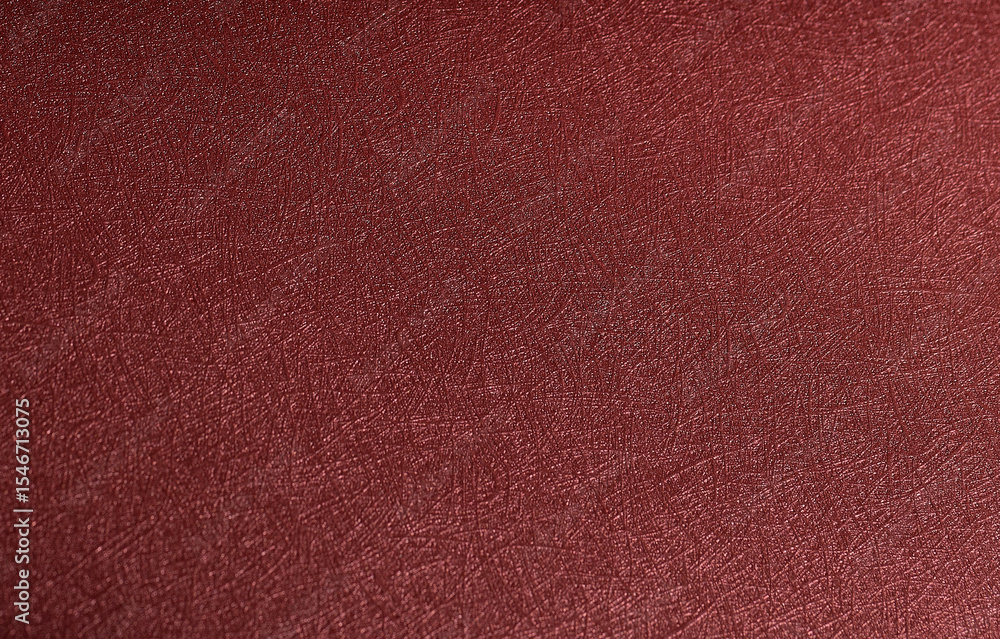 Poster minimalistic designer paper closeup. monochrome red and marsala background with glossy metallic