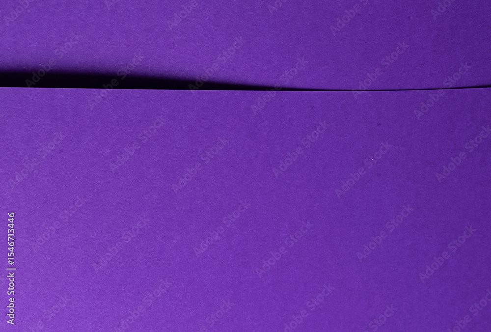 Poster Monochrome background with overlapping sheets of designer paper in violet and purple tones. Matte