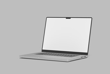 laptop screen blank mockup