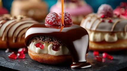 Sweet round: donut pastry, baked delight, golden crust, sugary swirl, soft crumb, frosted ring, warm snack, tasty treat, oven charm, dessert bite, breakfast joy, glaze pleasure, fluffy texture.