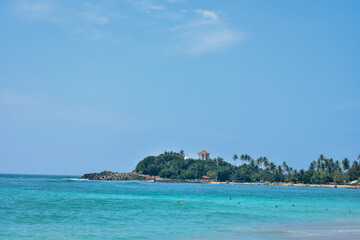 Unawatuna Beach, Galle, Sri Lanka.