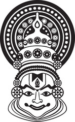 Kathakali mask