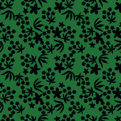 seamless pattern with flowers