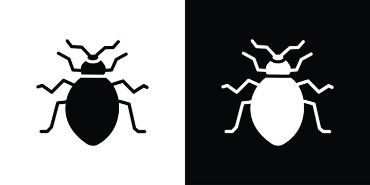 Bedbug icon of a flat style vector