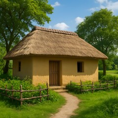 old wooden house