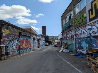 graffiti on the wall