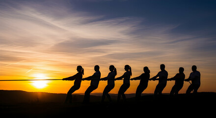 Fototapeta premium Teamwork and Collaboration in Action