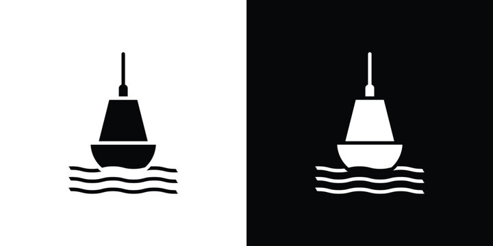 Buoy icon of a flat style vector