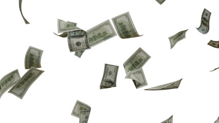3D dollar icon shines rotating. Dolar sign symbol icon animation on green screen. USA currency...