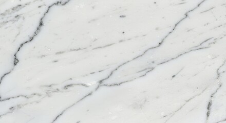 Elegant White Marble Texture with Delicate Grey Veining: High-Resolution Seamless Background