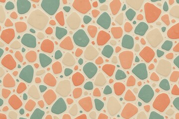  Pastel Terrazzo Mosaic Pattern &ndash; Modern Stone Texture

