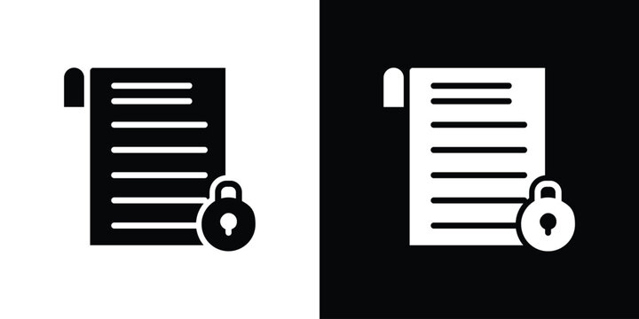 Code of conduct icon of a flat style vector