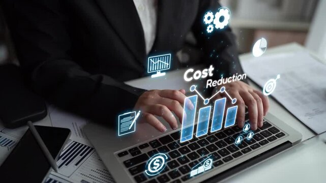 Cost reduction and cost saving through digital transformation, business cost optimization, operational cost reduction, financial savings, and resource efficiency strategies for business success. Muxer